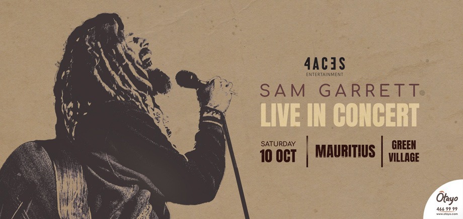 SAM GARRETT · LIVE IN CONCERT